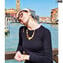 Orecchini  Letos - con foglia oro - Vetro di Murano Originale 