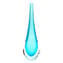 Vase Viper - light blue - Sommerso - Original Murano Glass OMG