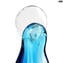 Madonna - Crystal  light blue  - Original  Murano Glass Omg