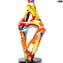 multicolor sculpture - slimer Abstract - Murano Glass Sculpture