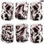  Set of 6 Drinking glasses - kilauea -  Tumbler Goto - Original Murano Glass - OMG