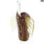 Elephant - Red and Gold - Elegant - Original Murano Glass OMG