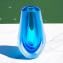 Vase Diafon Light blue - Sommerso - Original Murano Glass 