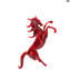 Prancing Red Horse - Original Murano Glass OMG
