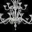 Venetian Chandelier Orseolo - white - Original Murano Glass