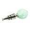 Bottle stopper flat - Green filigree - Original Murano Glass OMG