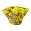 Bowl Centerpiece with avventurina - Yelllow - Original Murano Glass OMG
