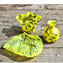Plate Centerpiece with avventurina - Yellow - Original Murano Glass OMG