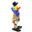 Clown with guitar - multicolor - Original Murano Glass OMG