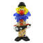 Clown with guitar - multicolor - Original Murano Glass OMG