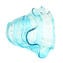 Centerpiece Sbruffi lightblue -  Original Murano Glass OMG 