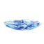 Plate Intrecci - lightblue - Origina Murano Glass dish Fruits holder