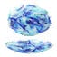 Plate Intrecci - lightblue - Origina Murano Glass dish Fruits holder