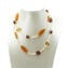 Necklace Flora - Amber - Original Murano Glass OMG