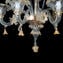 Wall lamp Baroque 3 + 2 Lights - Gold - Murano Glass