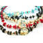 Necklace Tupis - Silver and black - Original Murano Glass OMG