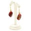 Parure Elif - Conterie - Gold and Red - Original Murano Glass OMG