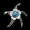 Starfish - white & Blue - Original Murano Glass OMG