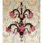 Wall Lamp Rosetto Firenze - Ruby - 3 + 2 lights - Original Murano Glass OMG