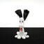 White dog miniature - Original Murano Glass OMG