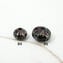 Murano glass Beads - Black & Aventurine