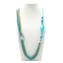 Collana Celeste & avventurina - Conterie + perle - Vetro di Murano Originale OMG