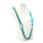 Collana Celeste & avventurina - Conterie + perle - Vetro di Murano Originale OMG