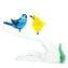 Couple of birds on branch - Glass Sculpture - Original Murano Glass OMG
