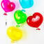 Big 5 Heart Glass Balloons - To hang - Original Murano Glass OMG