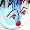 Musana Vase - Jessy -Tribute to Picasso - Original Murano Glass OMG
