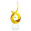 Knot Sculpture - With silver leaf - Original Murano Glass OMG