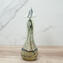 Vase Calla - Ivory + Silver leaf - Original Murano Glass