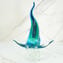 Manta ray Sculpture Sommerso BG - Chroma Collection - Original Murano Glass 