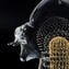 Bull Sculpture Sommerso Gold - Chroma Collection - Original Murano Glass 
