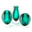 Vase Diafon Teal - Sommerso - Original Murano Glass