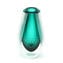 Vase Diafon Teal - Sommerso - Original Murano Glass