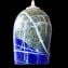Hanging lamp - 1 cup with silver - Different colors