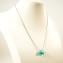 Chamaleon Pendant Necklace - Aquamarine - Orignal Murano Glass OMG 