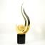 Syros - Gold Sculpture - Original Murano Glass
